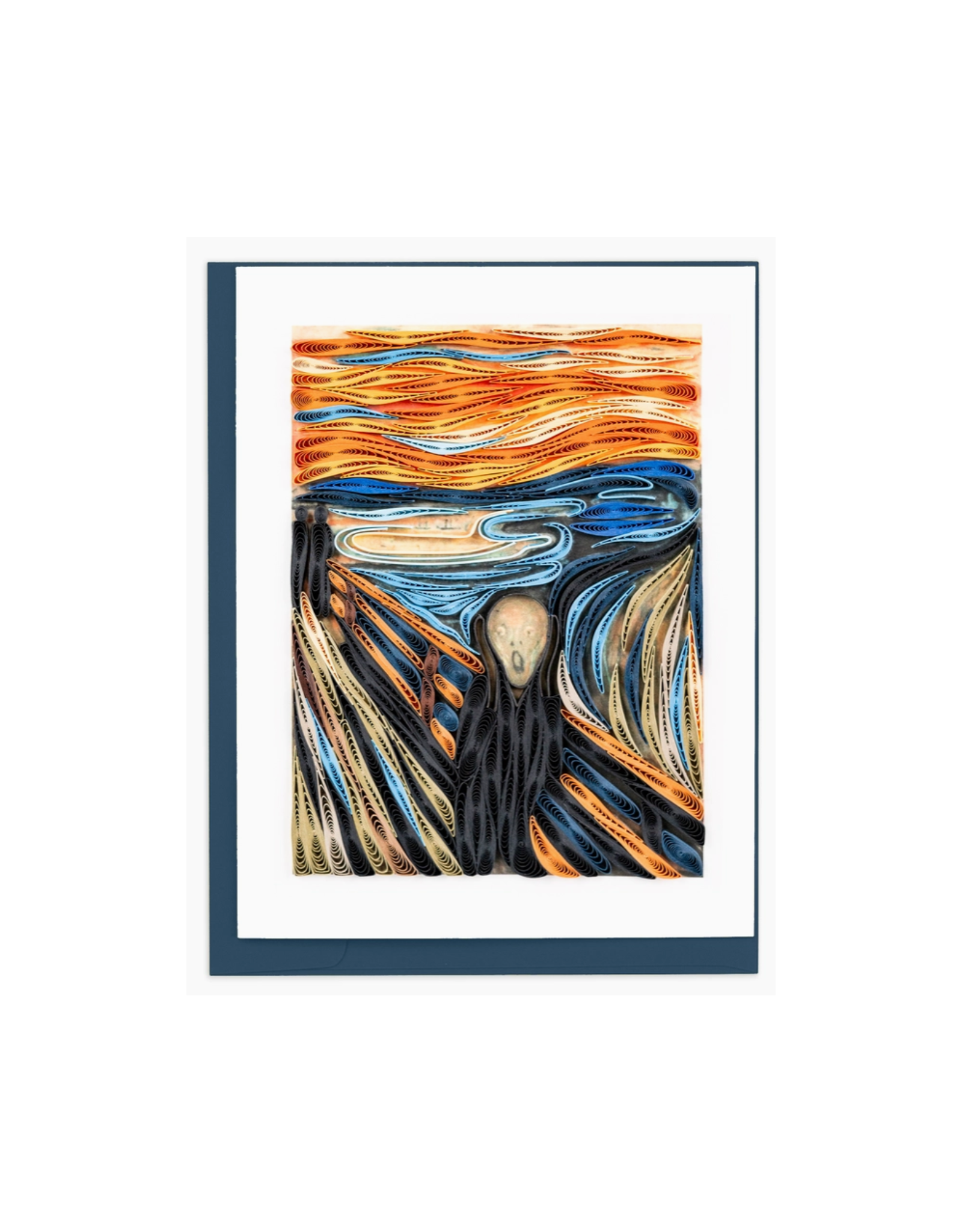 Quilling Card Quilled The Scream, Munch - Artist Series