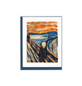 Quilling Card Quilled The Scream, Munch - Artist Series