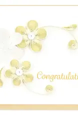 Quilling Card Quilled Floral Congrats Mini Enclosure Card