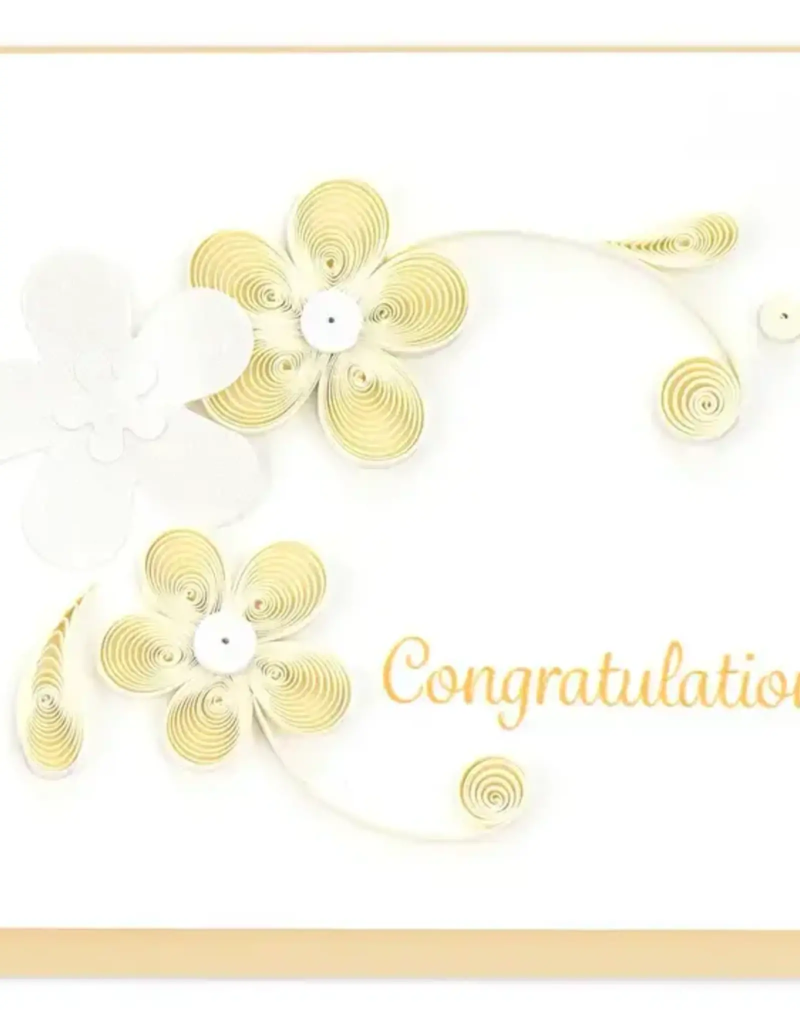 Quilling Card Quilled Floral Congrats Mini Enclosure Card