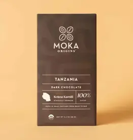 Moka Origins Tanzania Chocolate Bar 100%