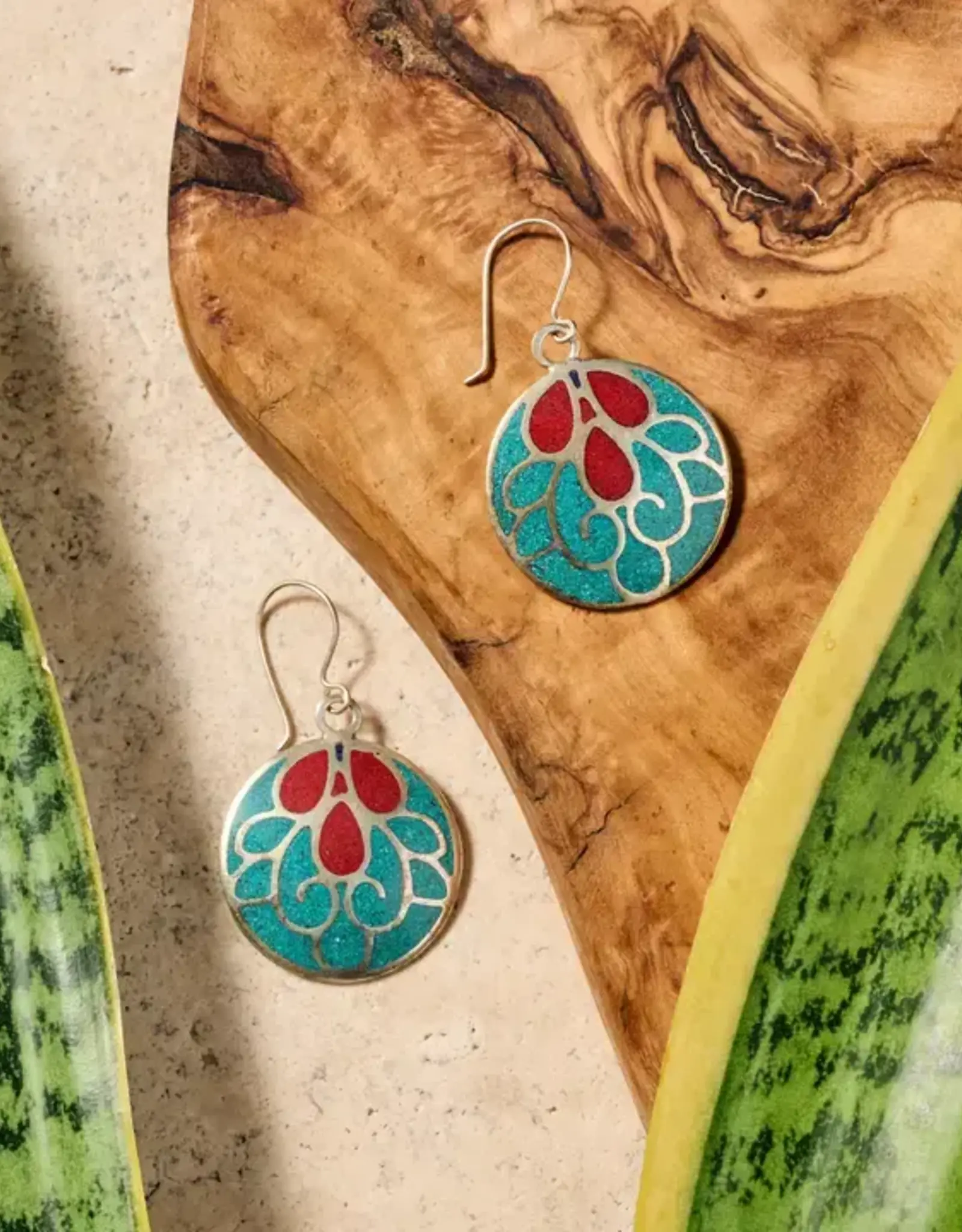 Ten Thousand Villages Mayura Dangle Earrings