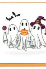 Quilling Card Quilled Ghost Trio Halloween Card