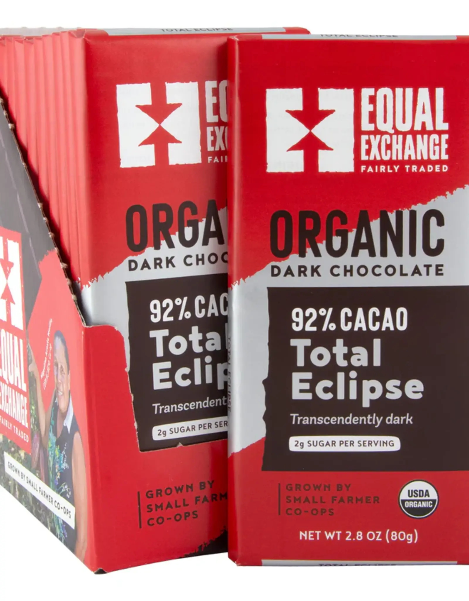 Equal Exchange Organic Total Eclipse Dark Chocolate 92%