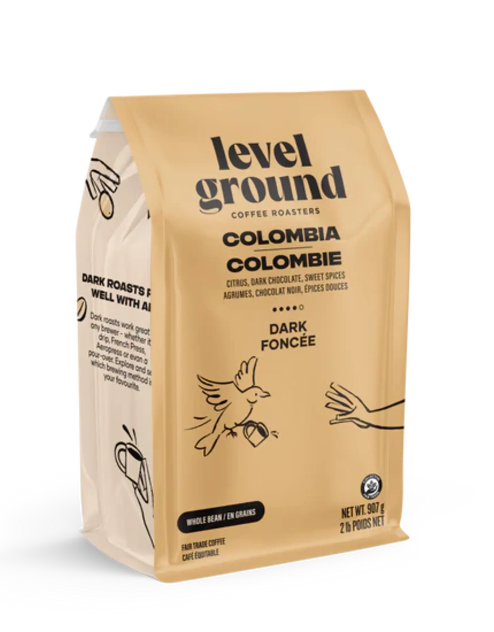 Level Ground Colombia Single Origin Coffee