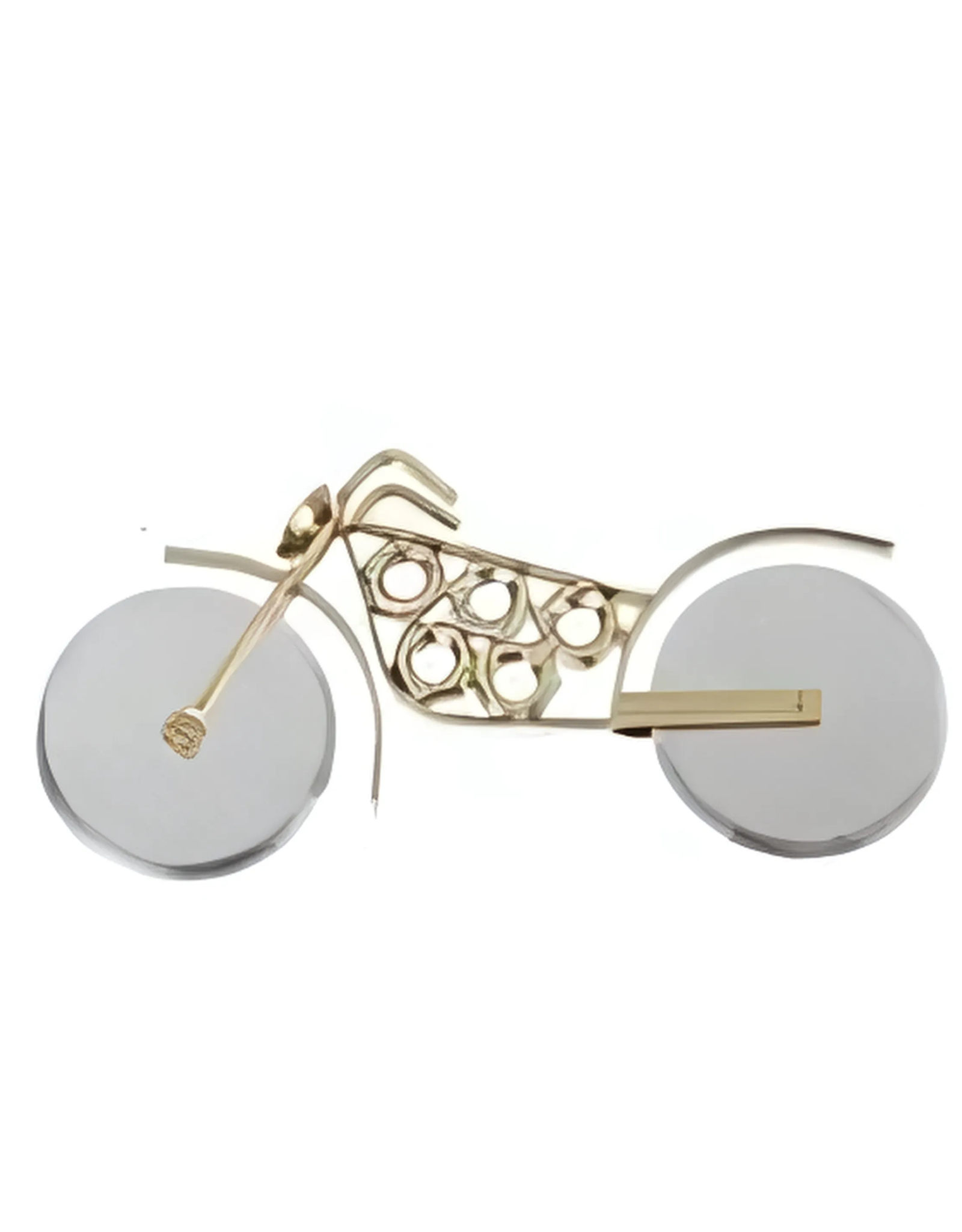 Ten Thousand Villages Motorcycle Pizza Cutter