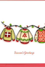 Quilling Card Quilled Christmas Sweaters Greeting Card