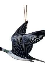 Tulia Artisans Loon Wood Ornament