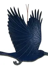 Tulia Artisans Raven Crow Wood Ornament