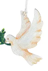 Tulia Artisans Peace Dove Gourd Ornament