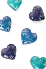 Swahili African Modern Colorful Etched Stone 1.5"