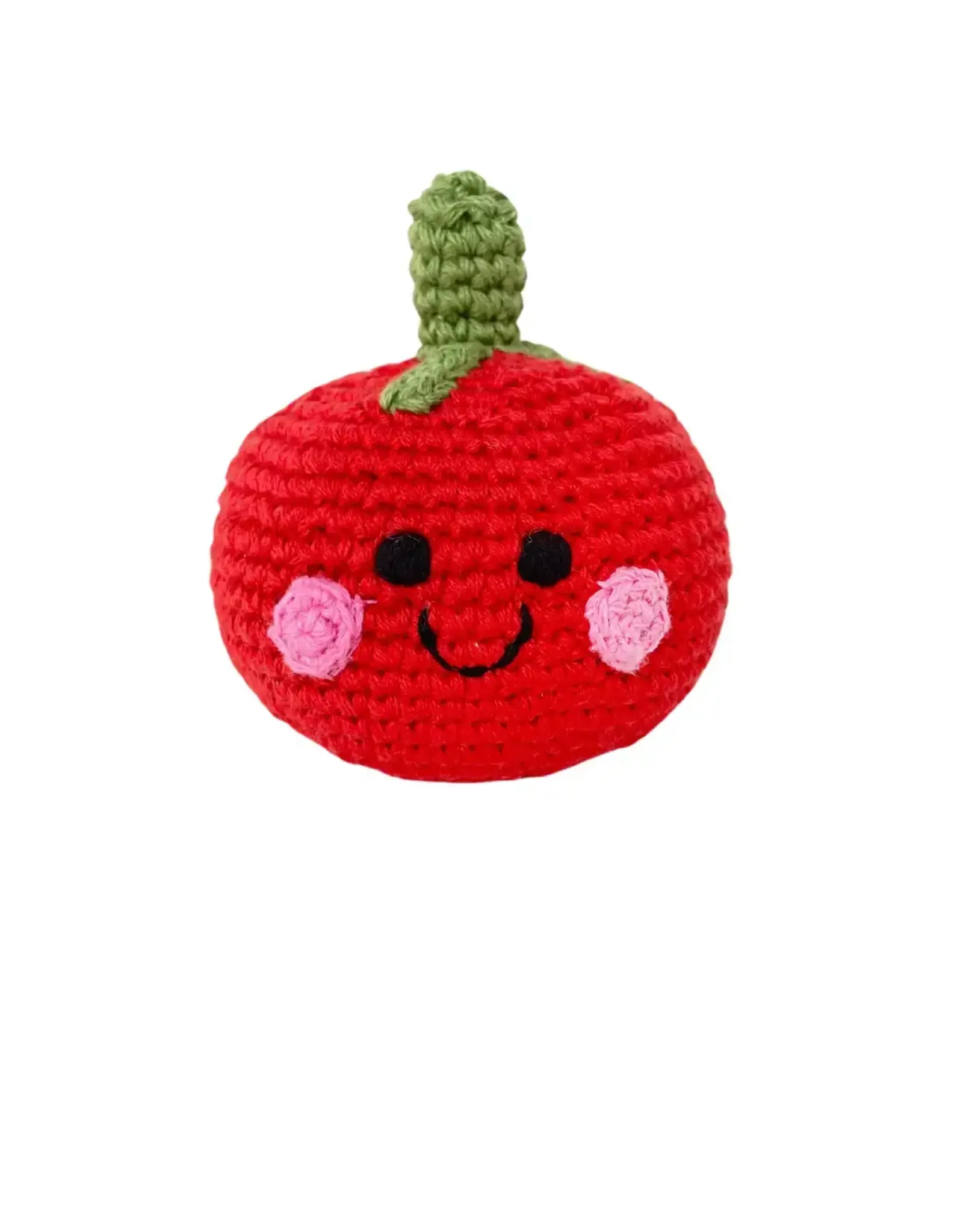 Pebble Pretend Play Food Rattle - Tomato