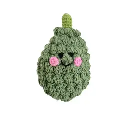 Pebble Pretend Play Food Rattle - Acorn Squash