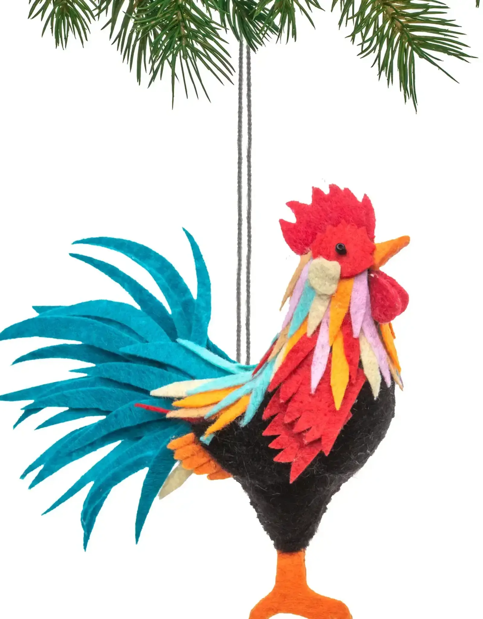 Silk Road Bazaar Rooster Ornament