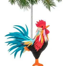 Silk Road Bazaar Rooster Ornament