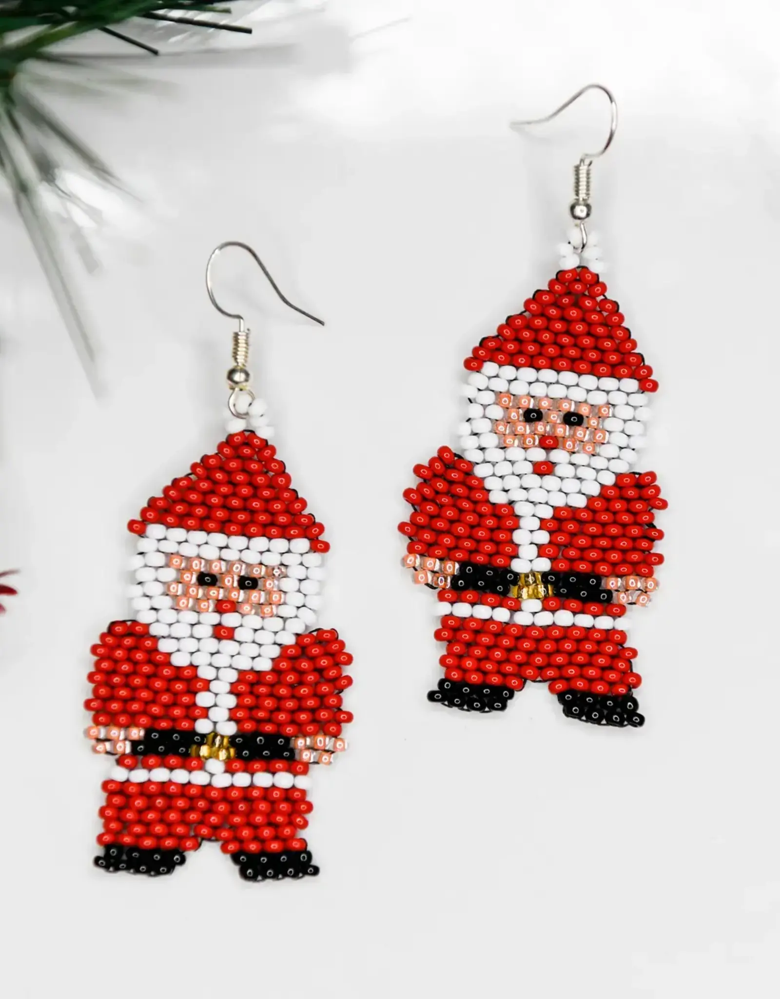 Lucia's Imports Mr. Claus Earrings