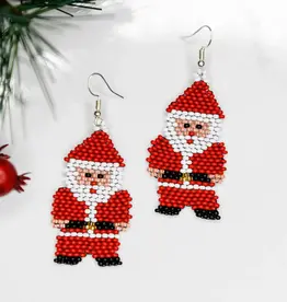 Lucia's Imports Mr. Claus Earrings