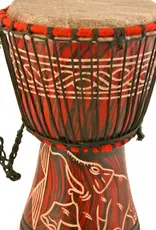 Swahili African Modern Ghanaian Djembe Hand Drums (Medium)