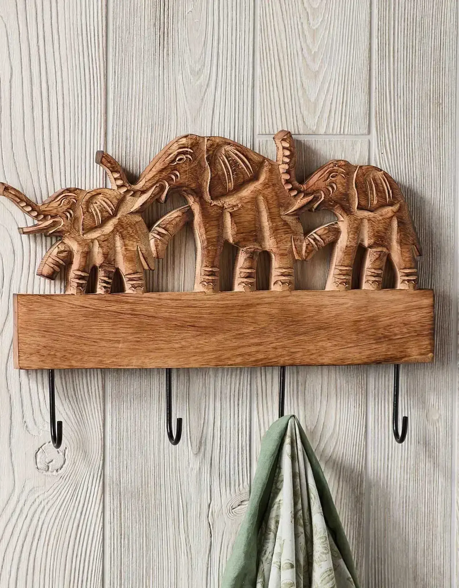 Serrv Elephant March Wall Hooks