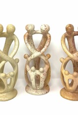 Global Crafts Family Soapstone Sculptures