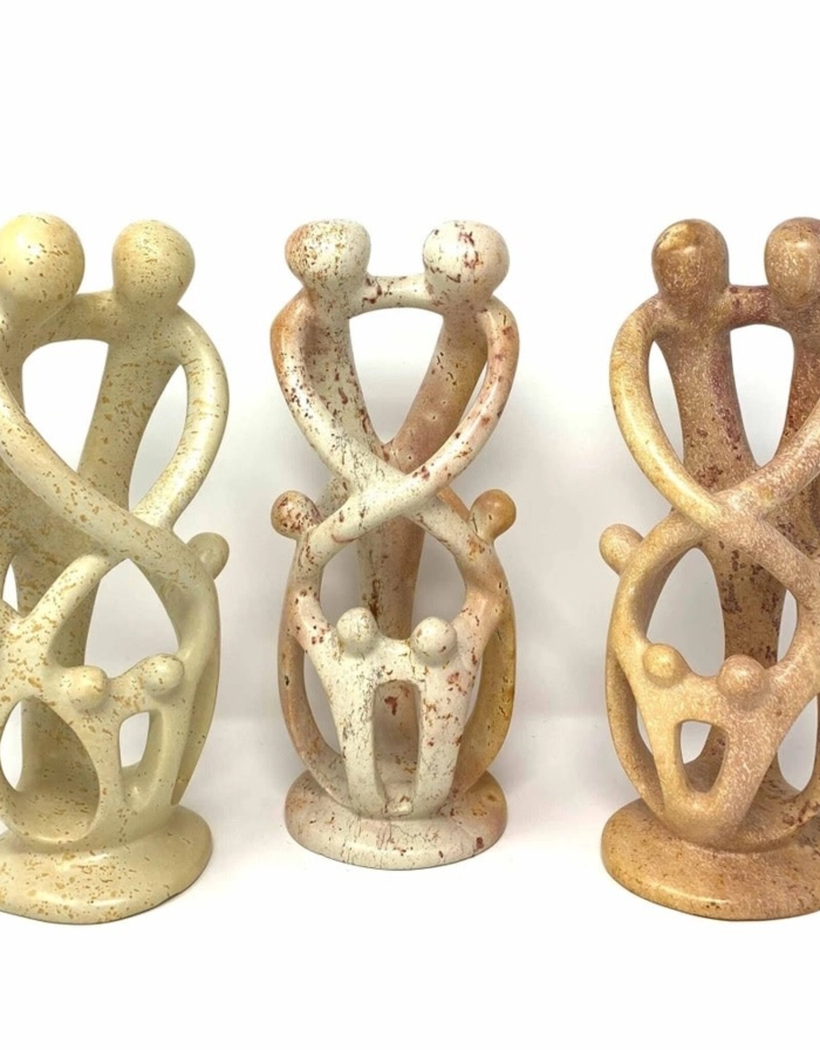 Global Crafts Family Soapstone Sculptures