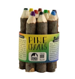 Minga Fair Trade Mini Pine Crayon Bundle