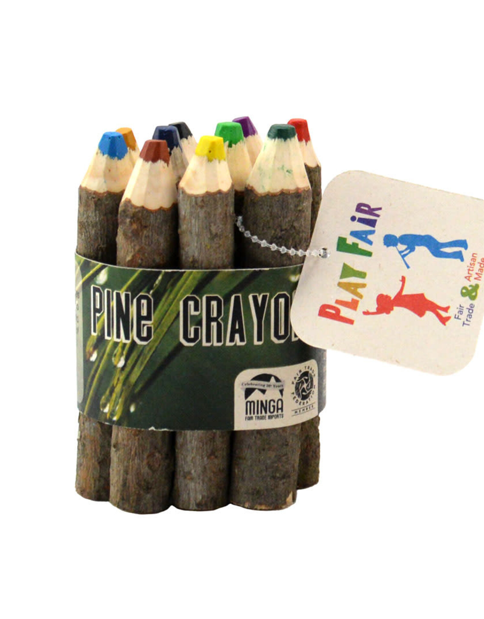 Minga Fair Trade Mini Pine Crayon Bundle