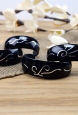Minga Fair Trade Aluminum Inlay Cuff