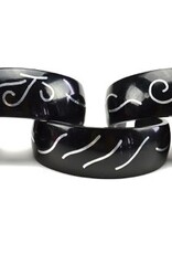 Minga Fair Trade Aluminum Inlay Cuff