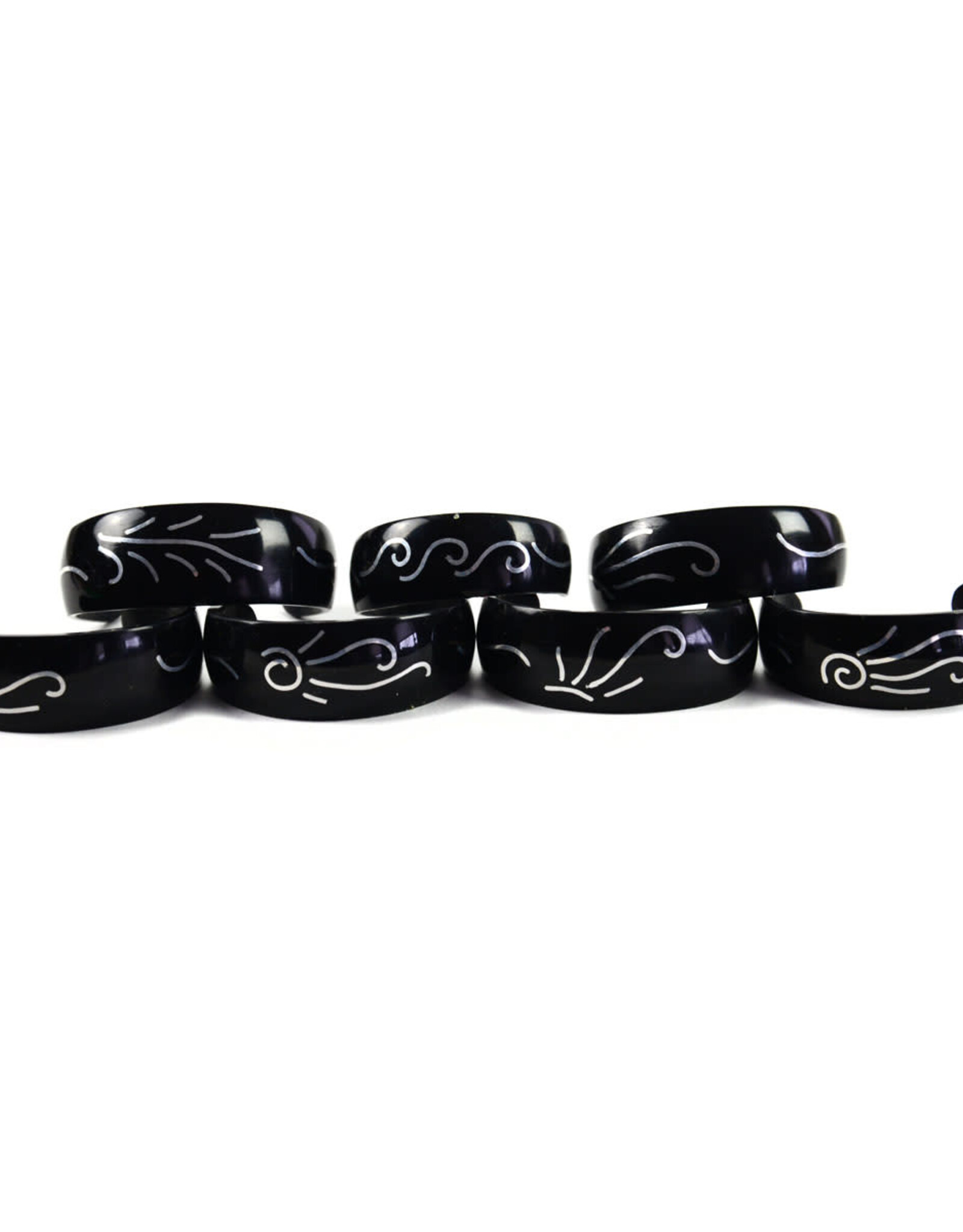 Minga Fair Trade Aluminum Inlay Cuff