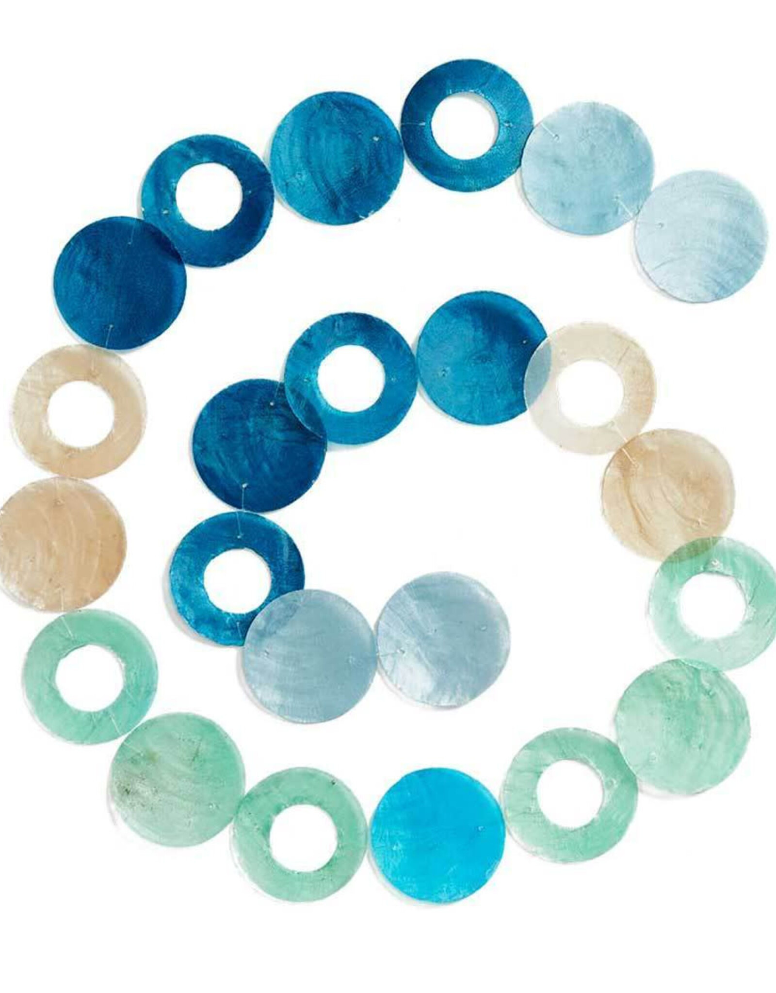 Serrv Saltwater Ombre Capiz Garland