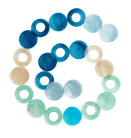 Serrv Saltwater Ombre Capiz Garland