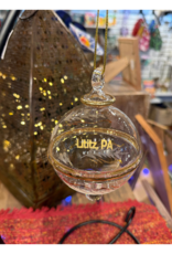 Dandarah Blown Glass Ornament - Delicate Flowers Lititz