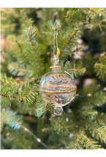 Dandarah Blown Glass Ornament - Delicate Flowers Lititz