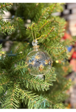 Dandarah Blown Glass Ornament - Gold Stars Lititz Dandarah Blown Glass Ornament - Gold Stars Lititz