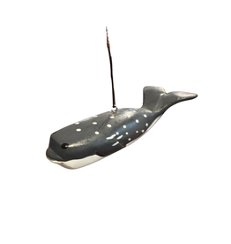 Women of the Cloud Forest Spotted Whale Balsa Ornament