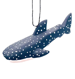 Women of the Cloud Forest Whale Shark Balsa Ornament