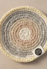 Ten Thousand Villages Watercolor Crocheted Teapot Trivet