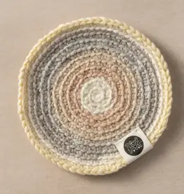 Ten Thousand Villages Watercolor Crocheted Teapot Trivet