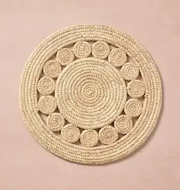 Ten Thousand Villages Pleta Woven Date Palm Leaf Charger