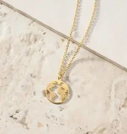 Ten Thousand Villages Akela World Pendant Necklace