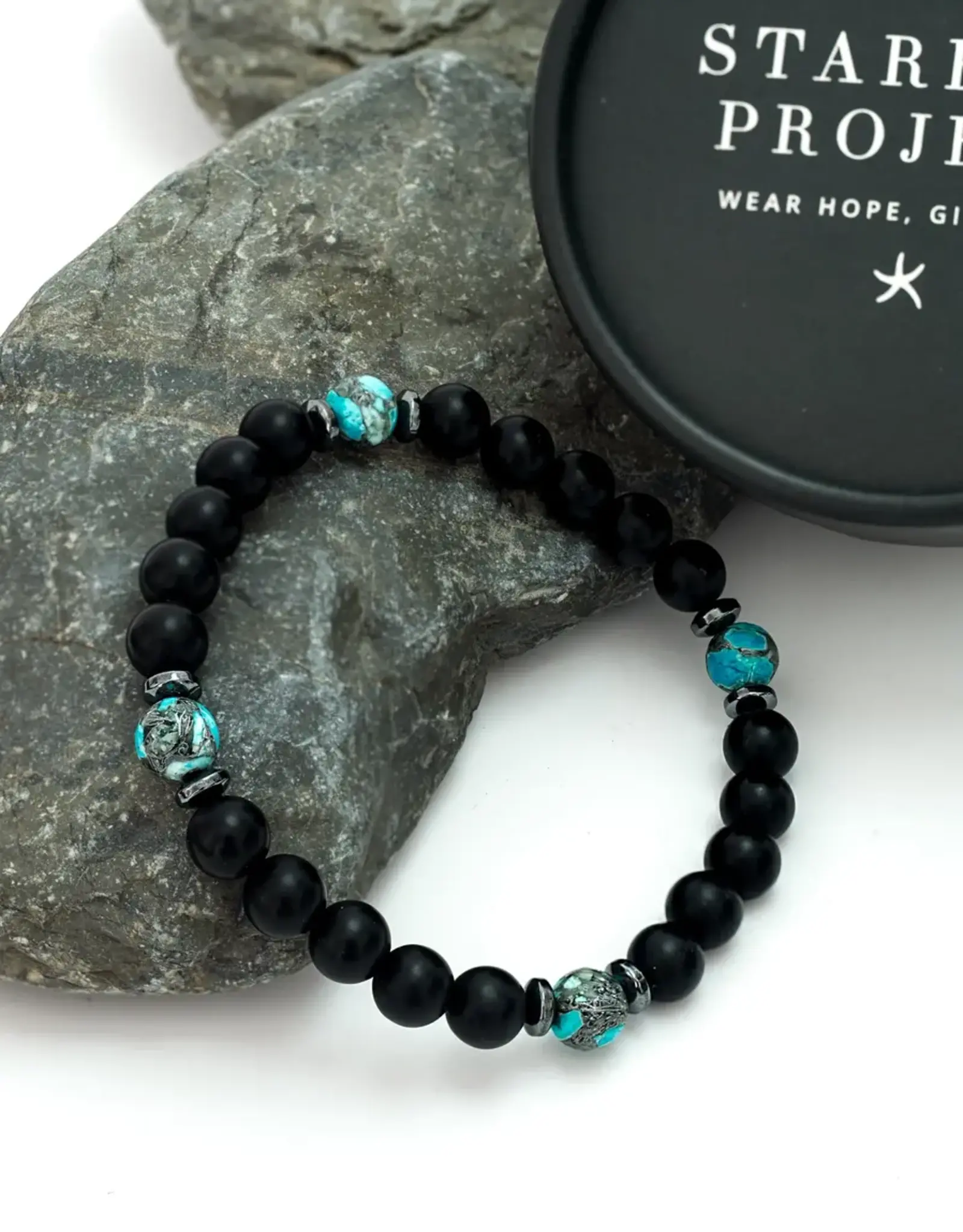 Starfish Project Wear Blue Emperor Stone Bracelet