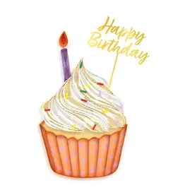 Quilling Card Quilled Polka Dot Cupcakes Card
