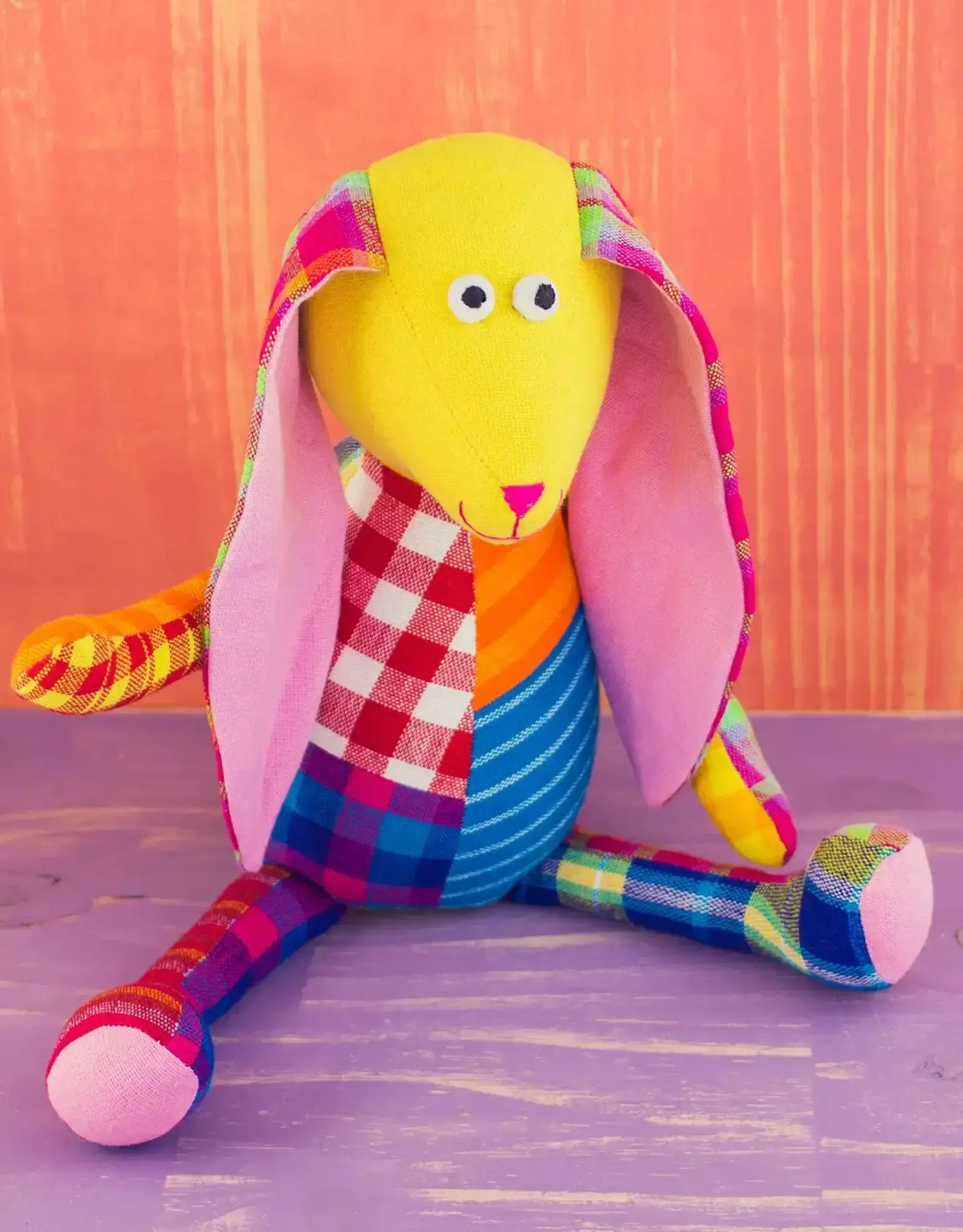 Mr. Ellie Pooh Patchwork Rabbit Doll