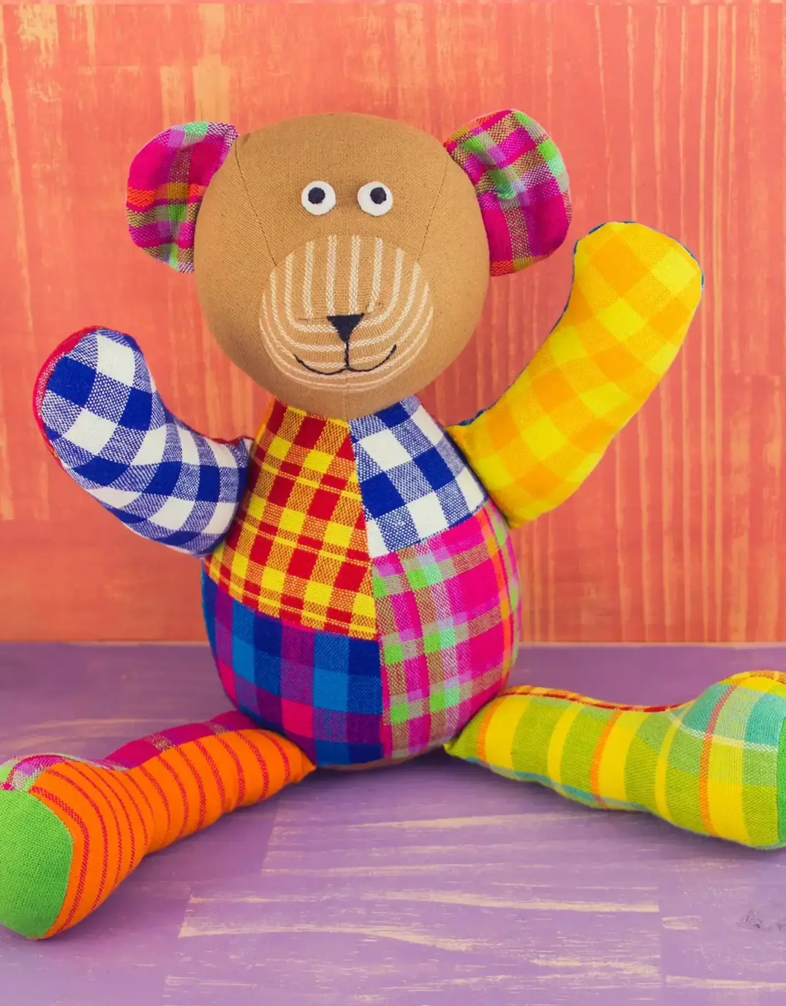 Mr. Ellie Pooh Patchwork Bear Doll