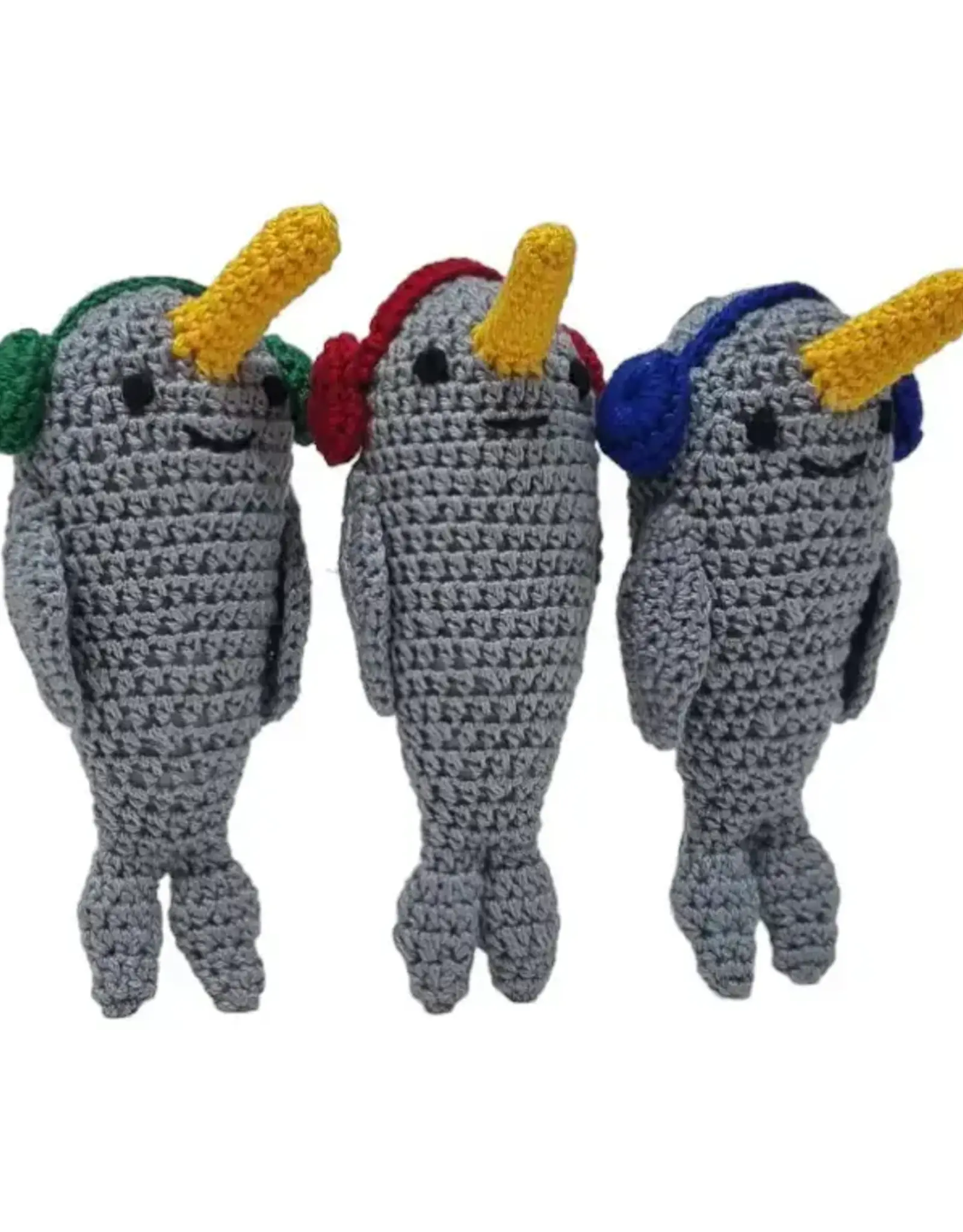 Melange Collection Narwhal with Earmuffs Ornament