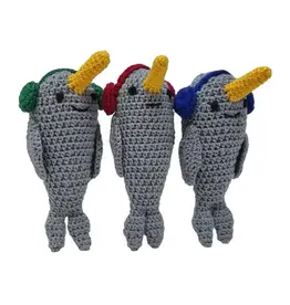 Melange Collection Narwhal with Earmuffs Ornament