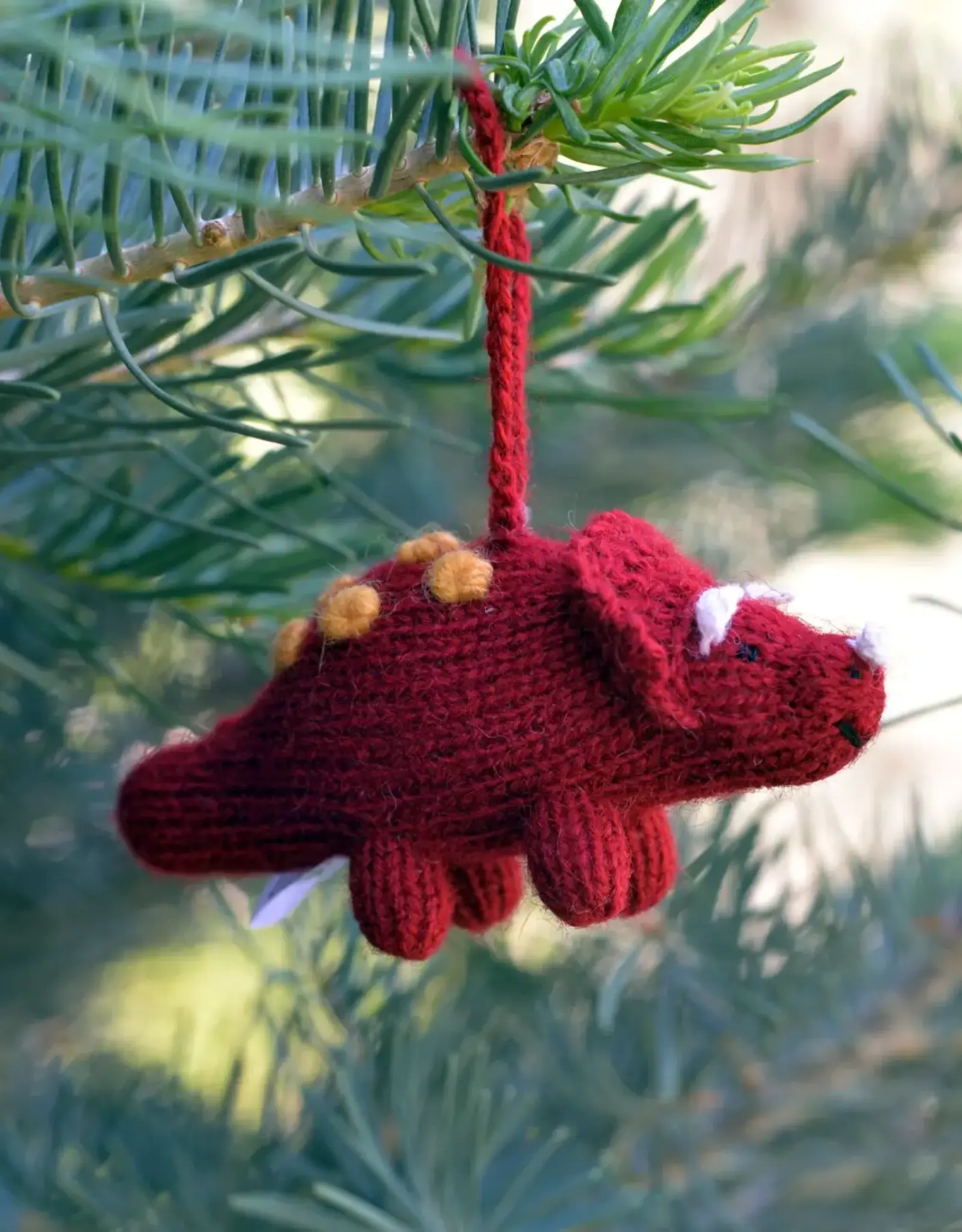 Melange Collection Crocheted Dinosaur Ornament