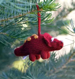 Melange Collection Crocheted Dinosaur Ornament