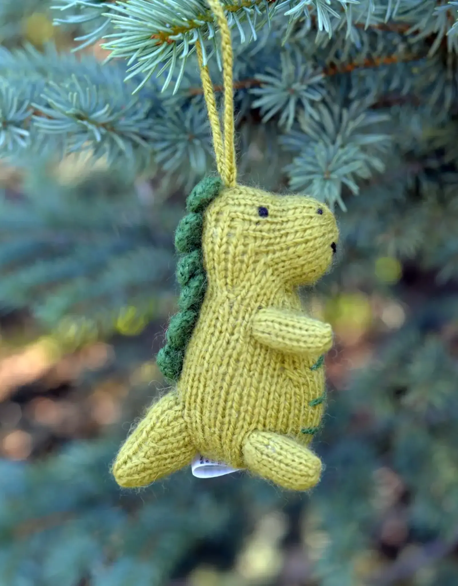 Melange Collection Crocheted Dinosaur Ornament